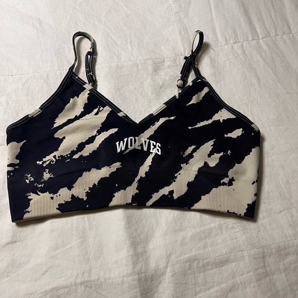 Darc Sport Black and Cream Sports Bra - Picture 1 of 4
